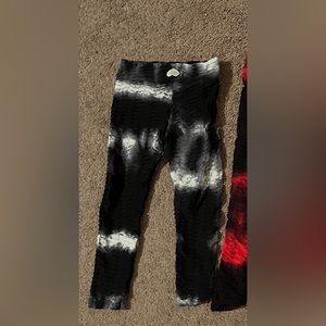 Tie dye black and white kids BBB’s (booty by brabants)